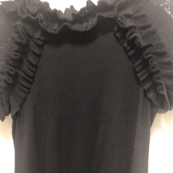 Gracia Black Ruffled Blouse - Picture 3 of 4